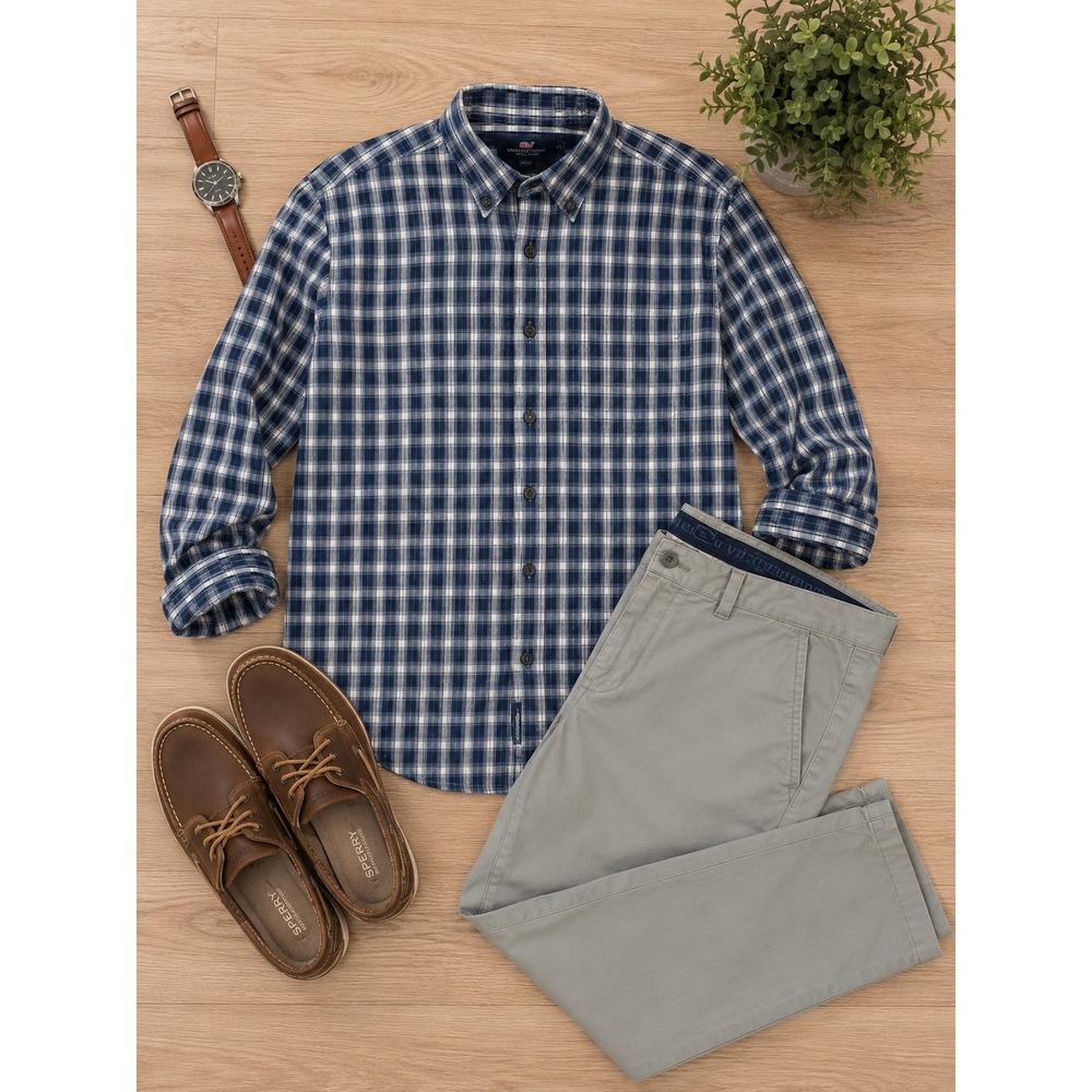Vineyard Vines Performance Breaker Pants Mens‎ 28x32 Gray Stretch Chino